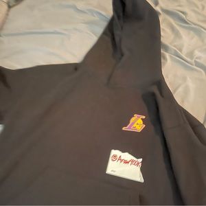 Warren lotas Lebron James 2020 Championship Black Hoodie Size XL